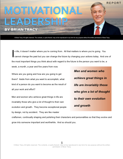 Motivational Leadership